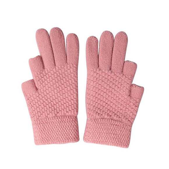 GLOVES TOUCH SCREEN FRIENDLY LIGHT PINK