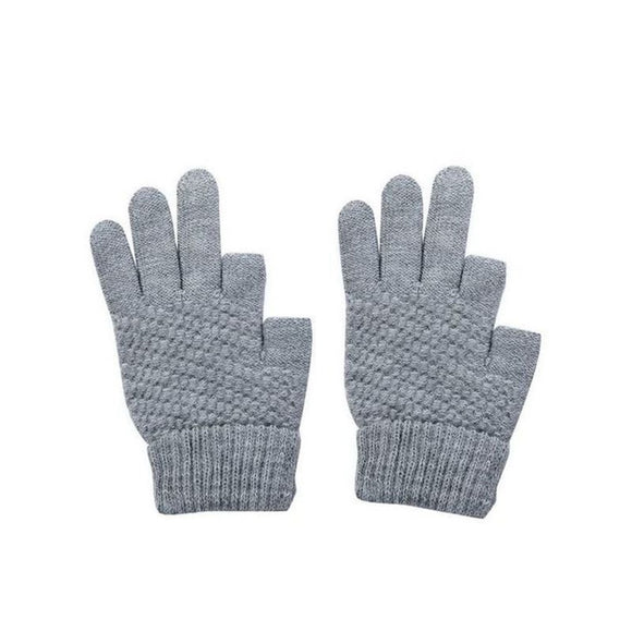 GLOVES TOUCH SCREEN FRIENDLY GREY