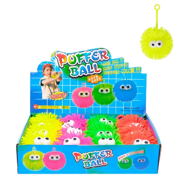 SQUISHY PUFFER BALL ASSORTED COLOURS