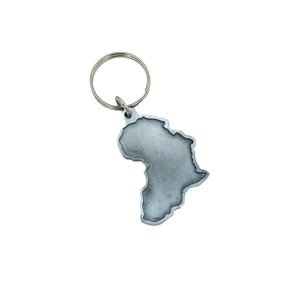 KEYRING AFRICA SILVER – NIKKI'S The Gift Shop