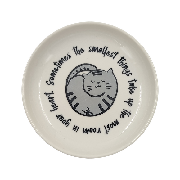 TRINKET PLATE ROOM IN YOUR HEART PURRFECT LIFE