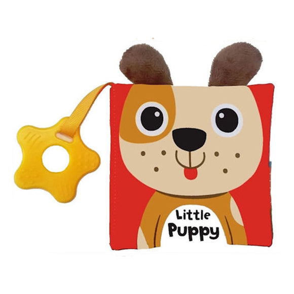 BOOK CLOTH CRINKLE TOUCH AND FEEL LITTLE PUPPY