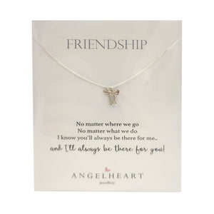 NECKLACE SILVER BOW ON CHAIN