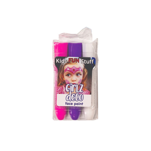 FACE PAINT 3PC GIRLZ