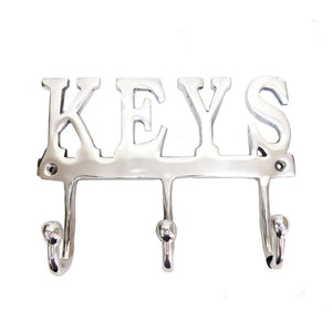 HOOKS FOR KEYS IN SILVER