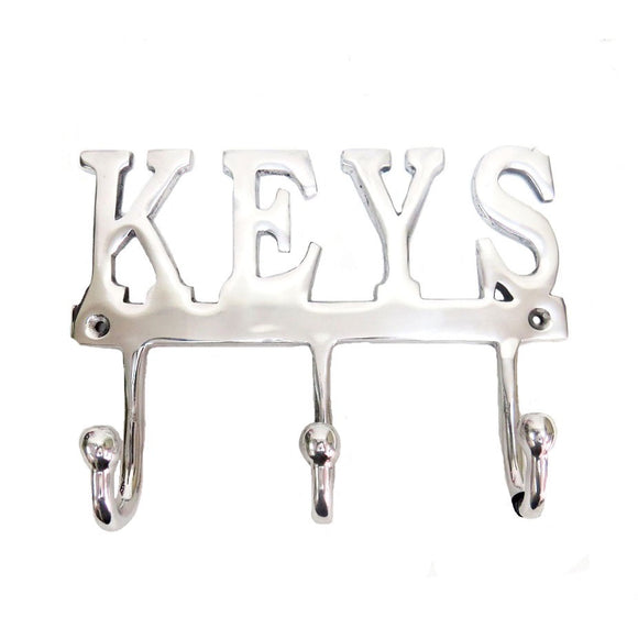 HOOKS FOR KEYS IN SILVER