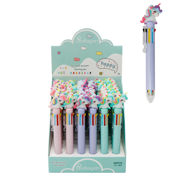 PEN UNICORN INTER-CHANGEABLE 8 COLOURS