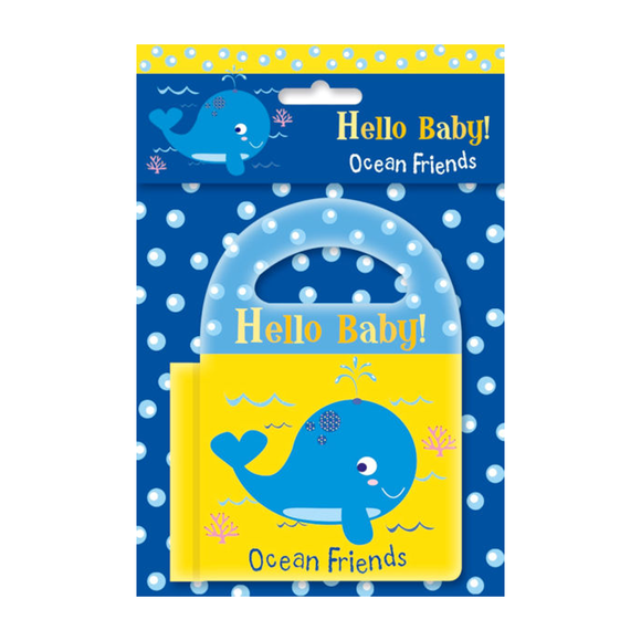 BATH BOOK HELLO BABY OCEAN FRIENDS