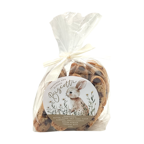BISCOTTI 150G CHOCOLATE CHIP WATERCOLOUR BUNNY(EXP 7/06/25)