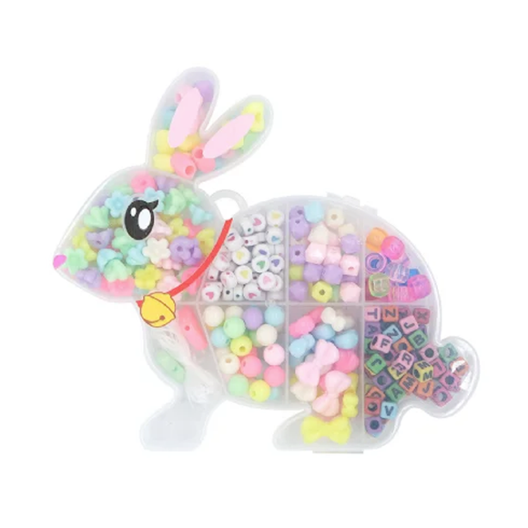 DYO JEWELLERY BEAD KIT BUNNY PASTEL