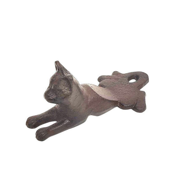 DOOR STOPPER CAST IRON CAT