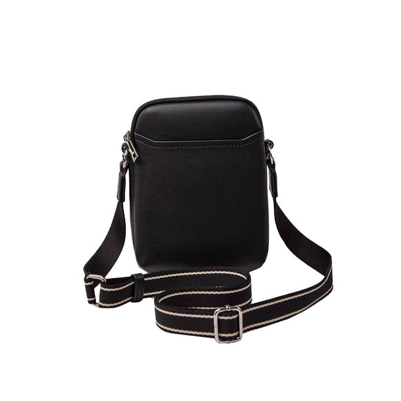 BAG MOBILE ON THE GO PLAIN PU BLACK