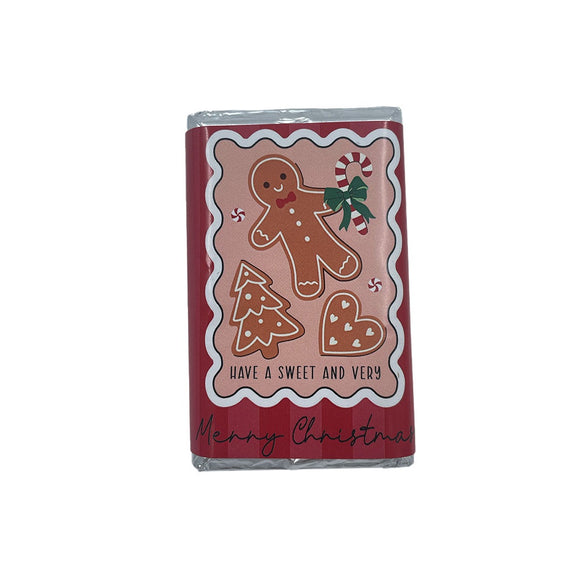 XMAS CHOCOLATE 45G CANDY STORE GINGERBREAD BISCUITS
