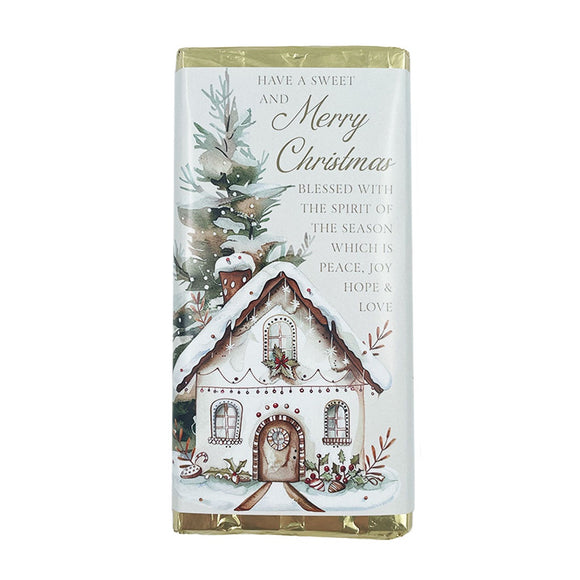 XMAS CHOCOLATE 100G SERENE TREE & HOUSE