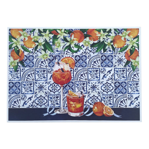 PLACEMATS 24 PGS AMALFI SUNSETS AND SPRITZ