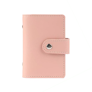 CARD HOLDER FLIP THRU IN LIGHT PINK