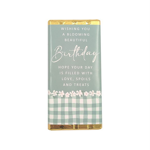 CHOCOLATE 100G WILD FLOWERS BLOOMING BIRTHDAY
