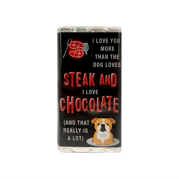 CHOCOLATE 100G LOVE YOU MORE THAN STEAK
