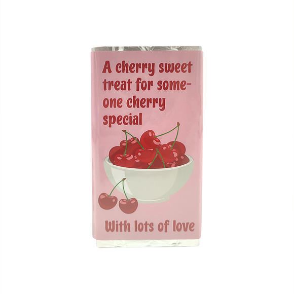 CHOCOLATE 100G CHERRY BOWL LOTS OF LOVE