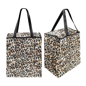 COOLER BAG LARGE LEOPARD PRINT
