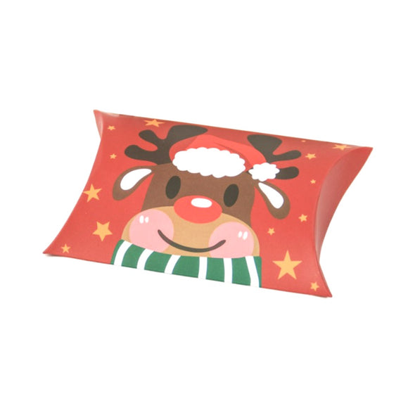 XMAS PILLOW POUCH SML RUDOLPH