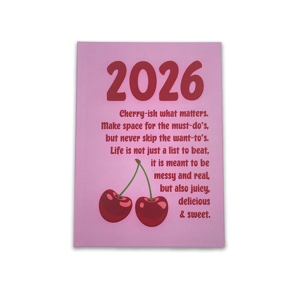 DIARY A5 A PAGE A DAY CHERRYLICIOUS