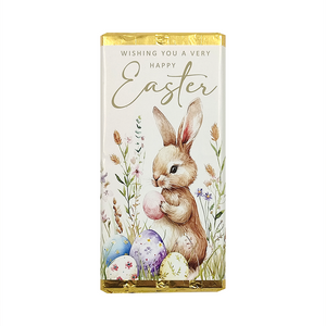 CHOCOLATE 100G EASTER WATERCOLOUR BUNNY