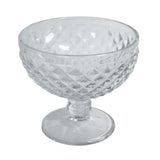 BOWL FOOTED CLEAR DIAMOND