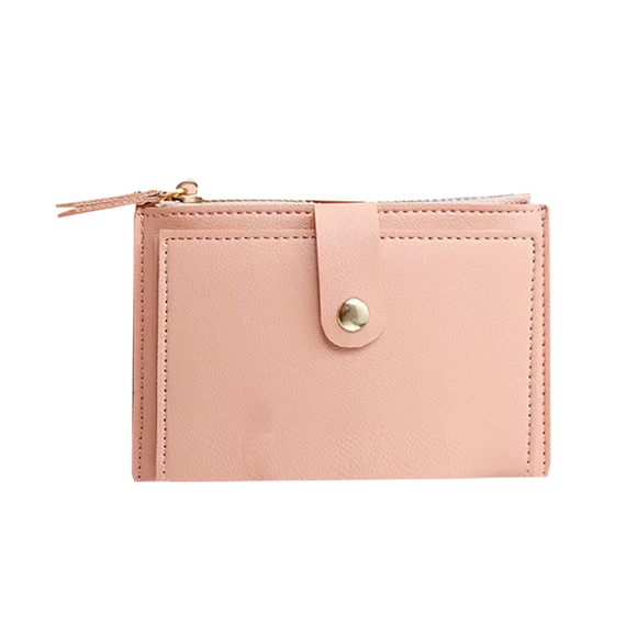 PURSE SMALL SINGLE ZIP PINK