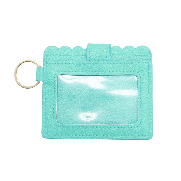 KEYRING PURSE AQUA