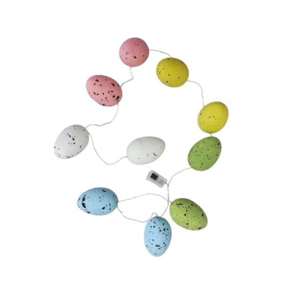 LIGHTS LED PASTEL EGGS ON STRING