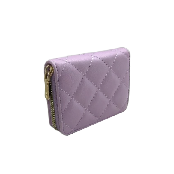 PURSE SMALL QUILTED DESIGN LILAC