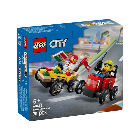 MED CITY PIZZA VS FIRE TRUCK RACE CAR PACK