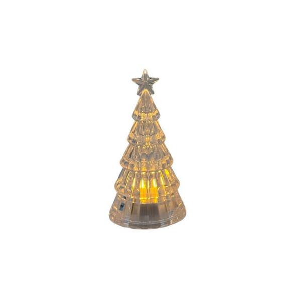 XMAS DECOR CHRISTMAS TREE STAR WITH LIGHT SMALL