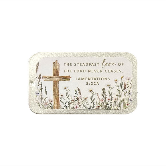 LIP BALM 15G LOVE OF THE LORD NEVER CEASES