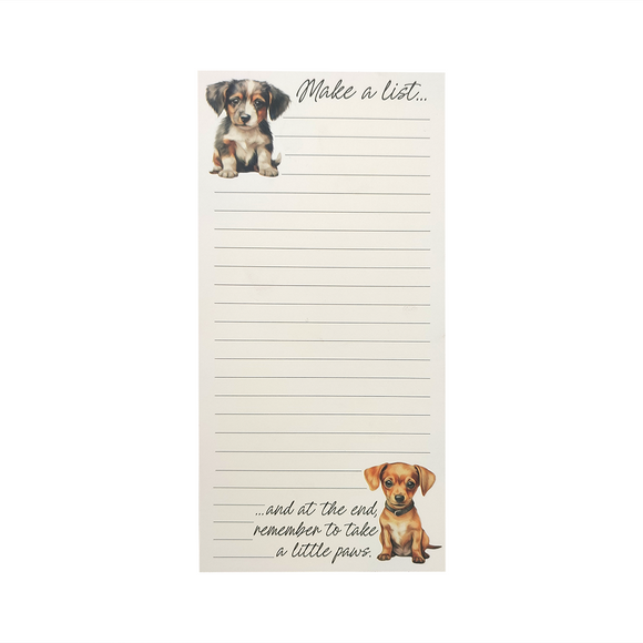 LIST PAD  PAWSOME PUPPIES