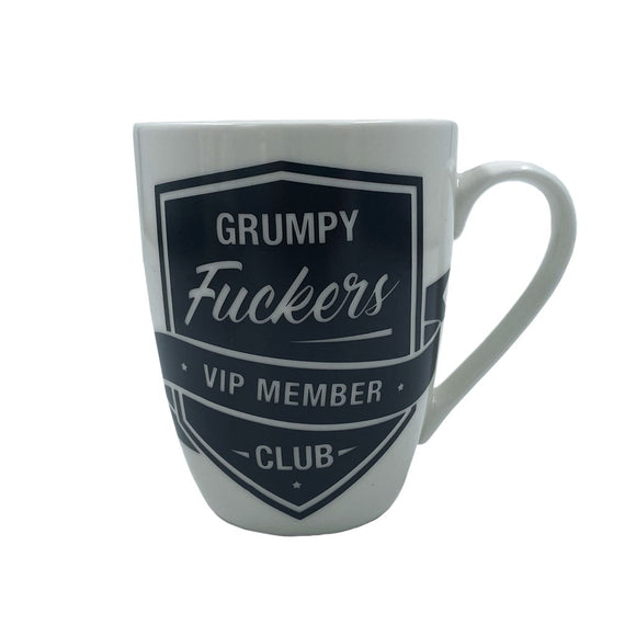 MUG 350ML WHITE GRUMPY FUCKERS