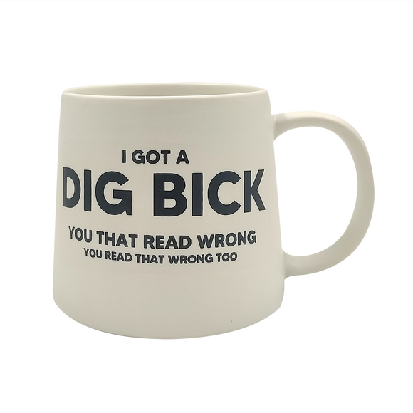 MUG 520ML WHITE DIG BICK