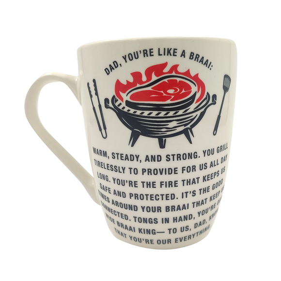 MUG 370ML DAD YOU'RE LIKE A BRAAI