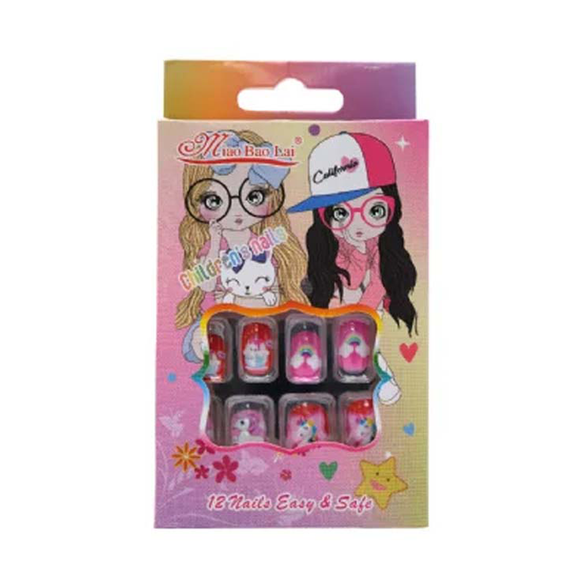 ARTIFICIAL NAILS ASSORTED UNICORN DESIGNS