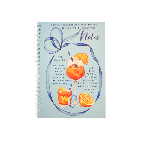 NOTEBOOK A5 AMALFI SUNSETS AND SPRITZ