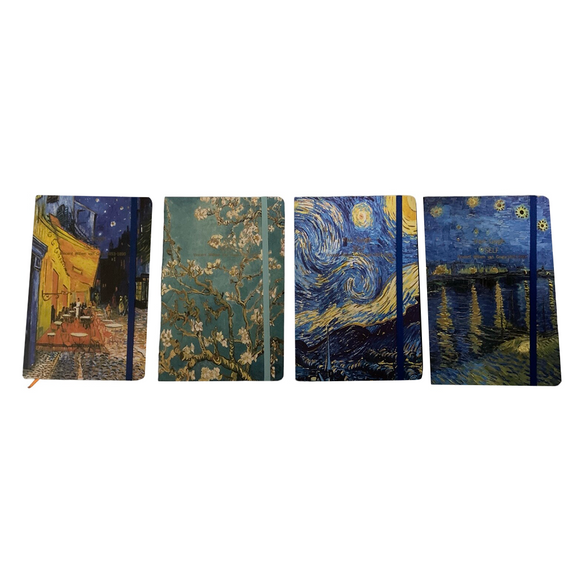 NOTEBOOK A5 PAINTINGS BY VAN GOGH ASSORTED DESIGNS
