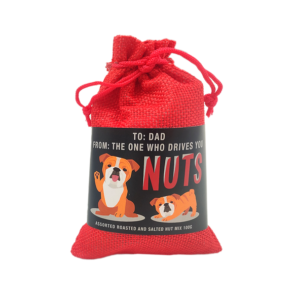 NUT SACK 100G MIXED NUTS DAD DRIVES YOU NUTS (EXPIRY 11 2025)