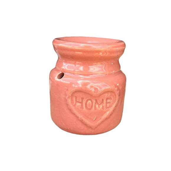 CERAMIC OIL BURNER SMALL PINK HOME