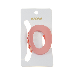 HAIR GRIP OVAL PINK MATT