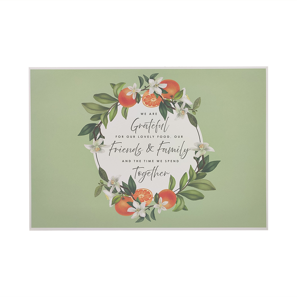 PLACEMATS 24 PGS ORANGE BLOSSOM