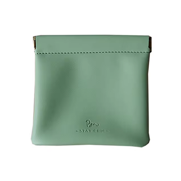 HANDBAG POUCH SAGE GREEN