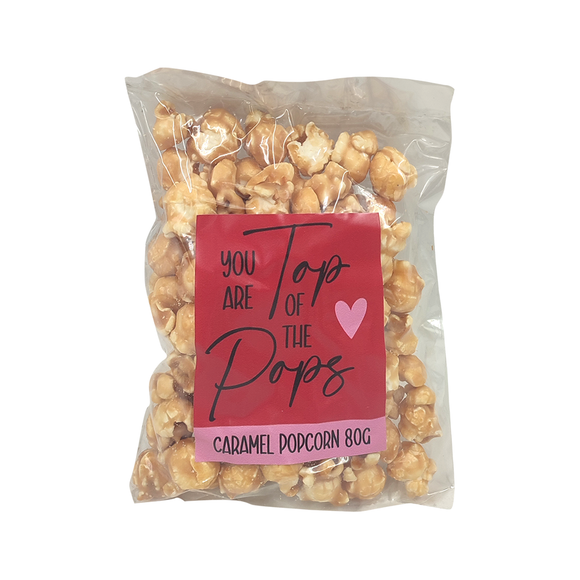 CARAMEL POPCORN 80G YOU ARE TOP OF THE POPS