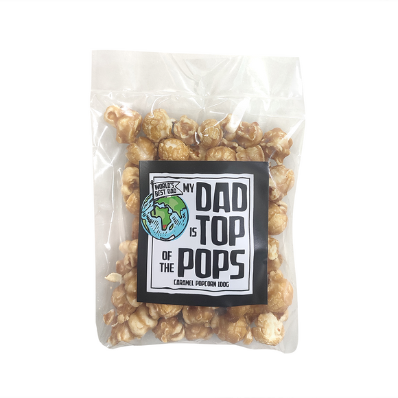 CARAMEL POPCORN 100G WORLD'S BEST DAD