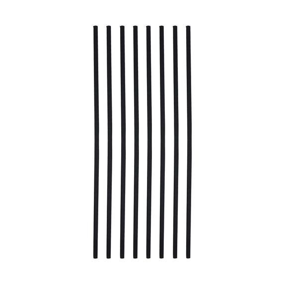SET OF 8 DIFFUSER REEDS 25CM BLACK